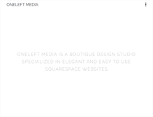 Tablet Screenshot of oneleftmedia.com